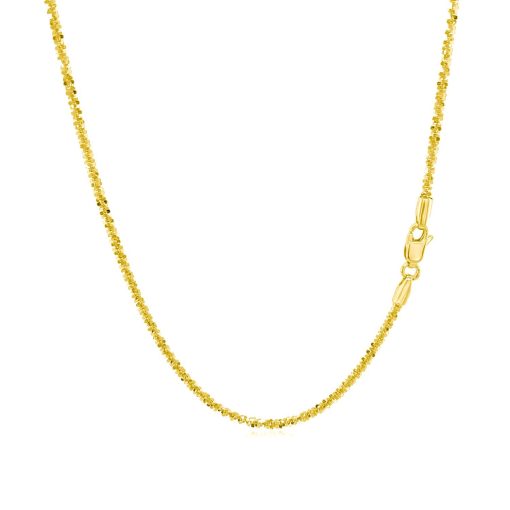 14k Yellow Gold Sparkle Chain (1.50 mm) - Image 3