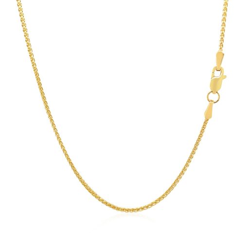 14k Yellow Gold Round Chain (1.20 mm) - Image 3