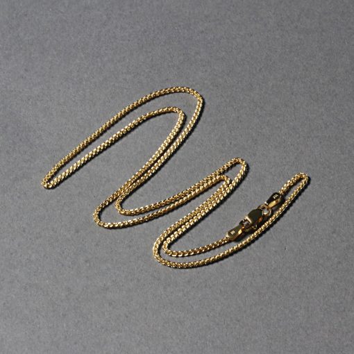 14k Yellow Gold Round Chain (1.20 mm) - Image 6