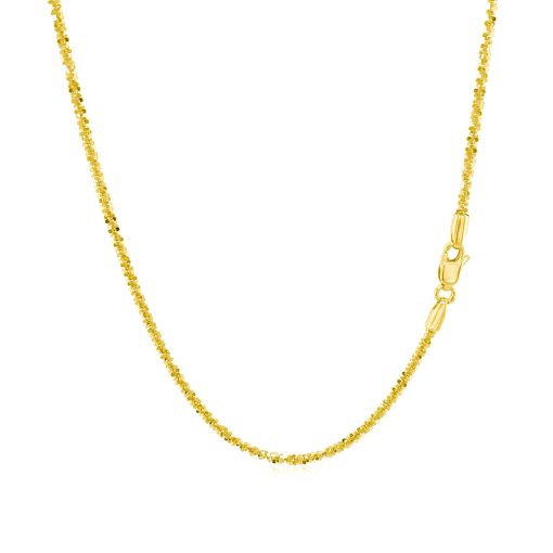 10k Yellow Gold Sparkle Chain 1.50 mm) - Image 3