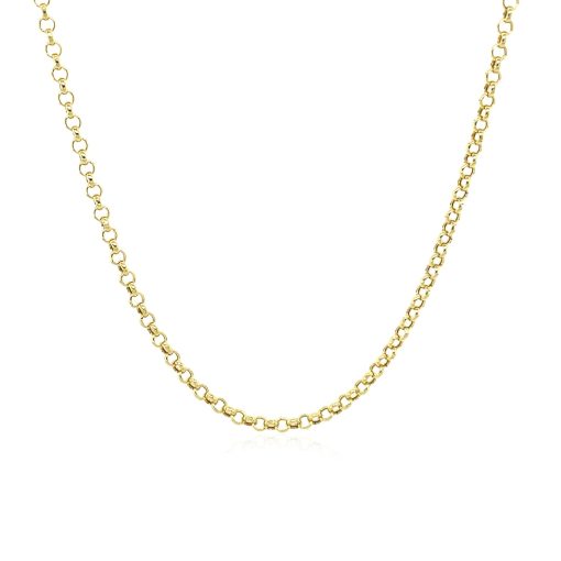 10k Yellow Gold Rolo Chain  (1.90 mm) - Image 2