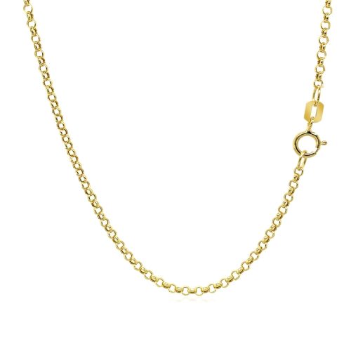 10k Yellow Gold Rolo Chain  (1.90 mm) - Image 3