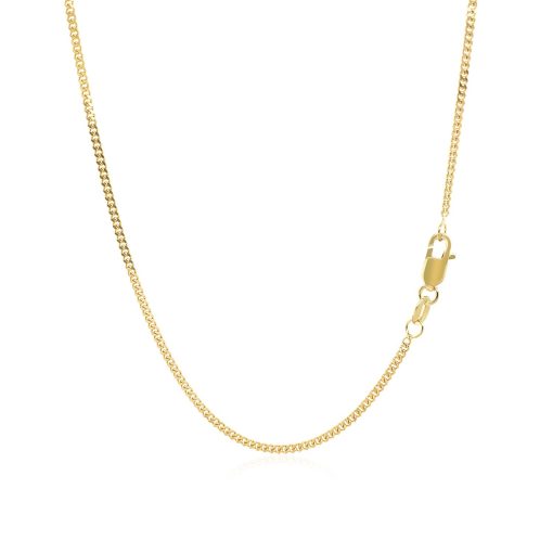 10k Yellow Gold Gourmette Chain (1.40 mm) - Image 4