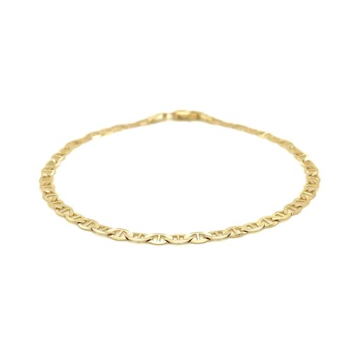 14k Yellow Gold Mariner Link Bracelet (3.20 mm) - Image 2