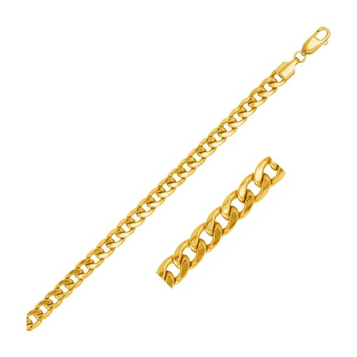 10k Yellow Gold Light Miami Cuban Chain (5.50 mm)