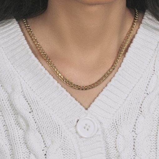 14k Yellow Gold Solid Miami Cuban Chain (5.00 mm) - Image 5
