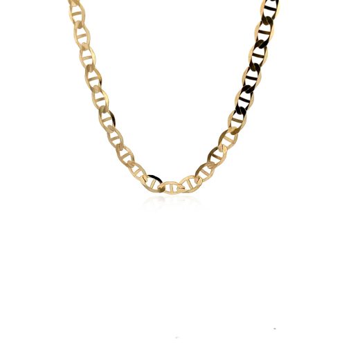 10k Yellow Gold Mariner Link Chain (5.10 mm) - Image 2