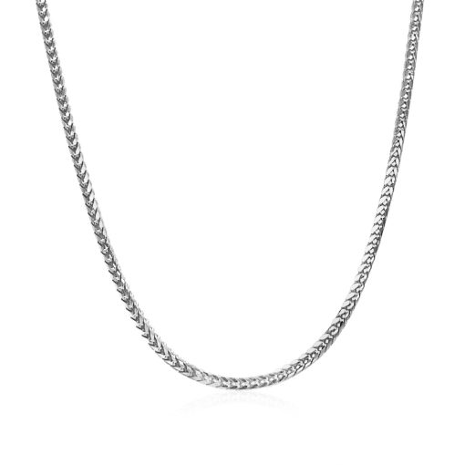 14k white Gold Franco Chain (1.60 mm) - Image 2
