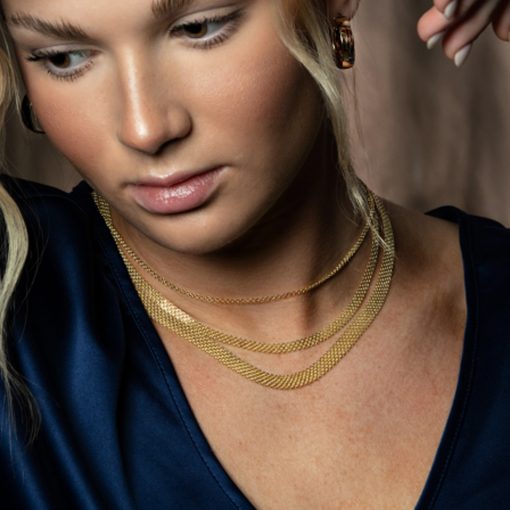 14k Yellow Gold Bismark Chain (2.50 mm) - Image 4