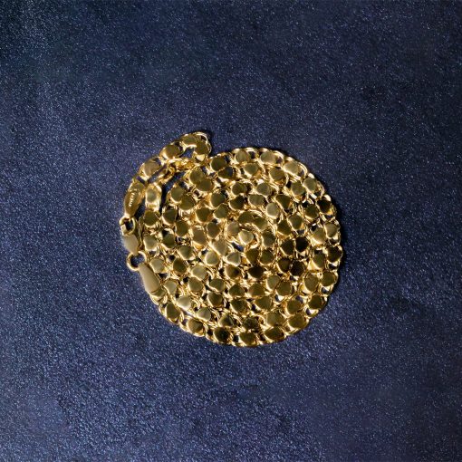 14k Yellow Gold Heart Chain (3.20 mm) - Image 6