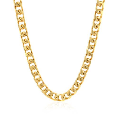14k Yellow Gold Solid Miami Cuban Chain (6.00 mm) - Image 2