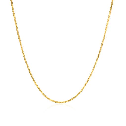 10k Yellow Gold Wheat Chain 1.0mm (1.00 mm) - Image 2