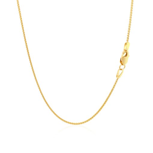 10k Yellow Gold Wheat Chain 1.0mm (1.00 mm) - Image 3