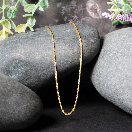 10k Yellow Gold Wheat Chain 1.0mm (1.00 mm) - Image 5