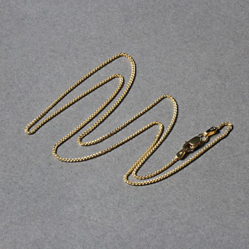 10k Yellow Gold Wheat Chain 1.0mm (1.00 mm) - Image 6