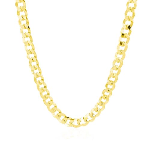 10k Yellow Gold Curb Chain (5.70 mm) - Image 3