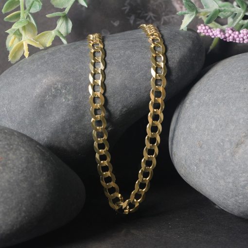 10k Yellow Gold Curb Chain (5.70 mm) - Image 5