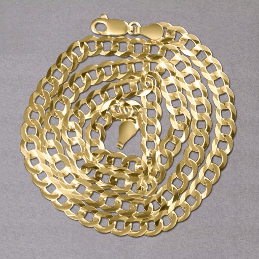 10k Yellow Gold Curb Chain (5.70 mm) - Image 6