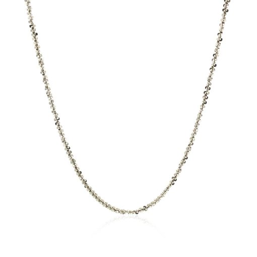 Rhodium Plated Sterling Silver Sparkle Style Chain (1.60 mm) - Image 2
