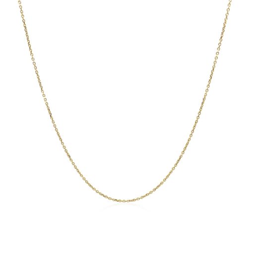 10k Yellow Gold Cable Link Chain (0.50 mm) - Image 2
