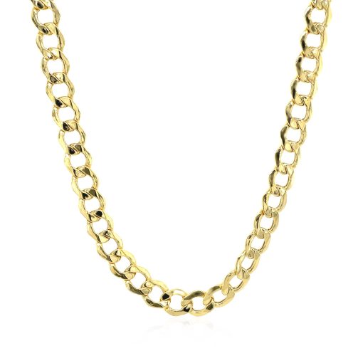 14k Yellow Gold Curb Chain (5.30 mm) - Image 2