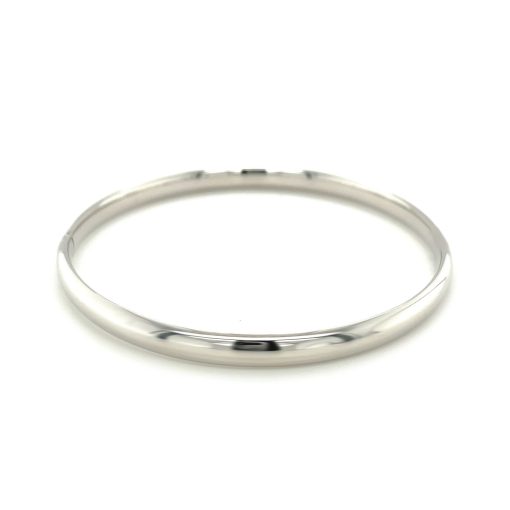 Classic Bangle in 14k White Gold (5.00 mm) - Image 2