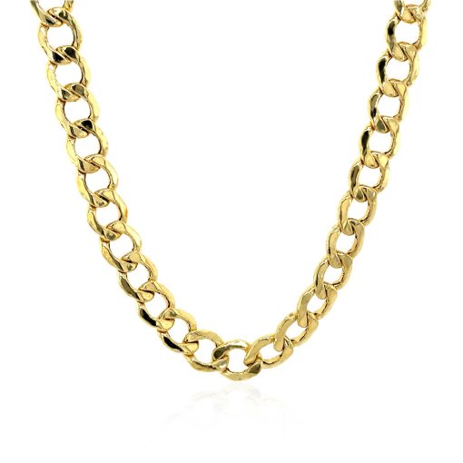 14k Yellow Gold Curb Chain (6.20 mm) - Image 2