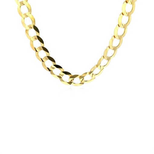 10k Yellow Gold Curb Chain (8.20 mm) - Image 5