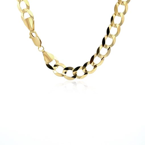 10k Yellow Gold Curb Chain (8.20 mm) - Image 6