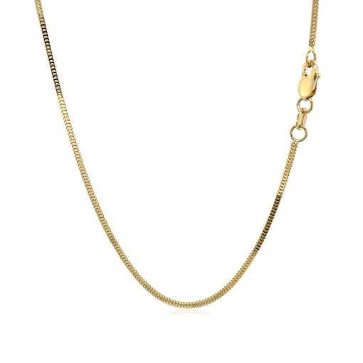 14k Yellow Gold Milano Chain (1.10 mm) - Image 3