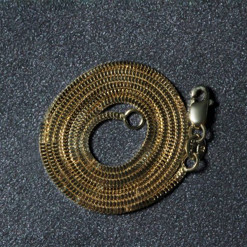 14k Yellow Gold Milano Chain (1.10 mm) - Image 6