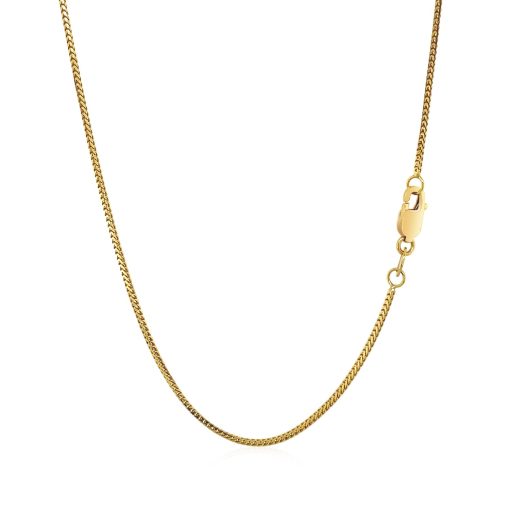 14k Yellow Gold Franco Chain (0.90 mm) - Image 2
