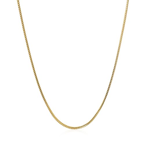 14k Yellow Gold Franco Chain (0.90 mm) - Image 3