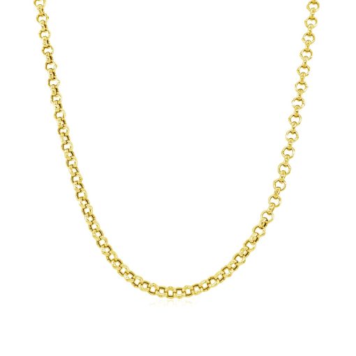 10k Yellow Gold Rolo Chain (2.40 mm) - Image 2