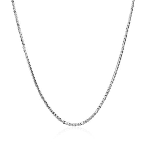 14k White Gold Ice Chain (1.30 mm) - Image 2