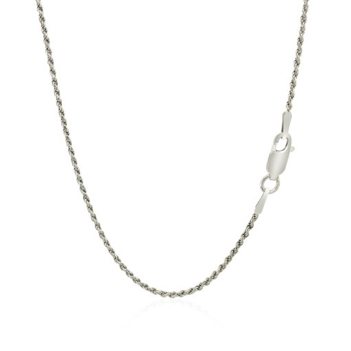 Sterling Silver Diamond Cut Rope Style Chain (1.40 mm) - Image 3