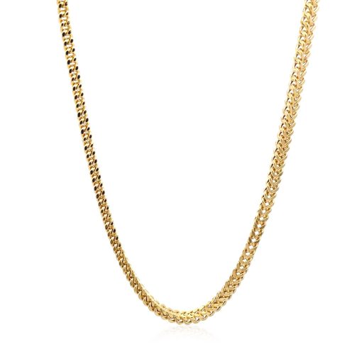 14k Yellow Gold Light Weight Wheat Chain (3.20 mm) - Image 2