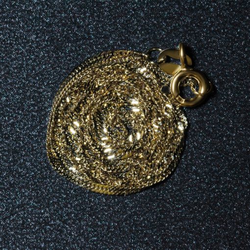 14k Yellow Gold Singapore Chain (1.30 mm) - Image 6