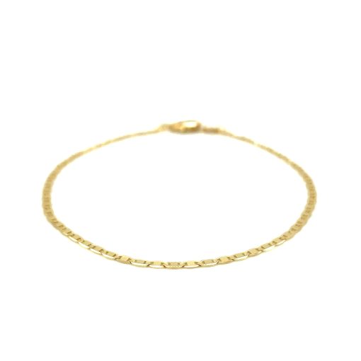 10k Yellow Gold Mariner Link Bracelet (1.70 mm) - Image 2