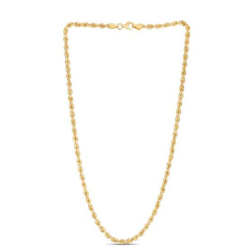 14k Yellow Gold Light Rope Chain (3.70 mm) - Image 2