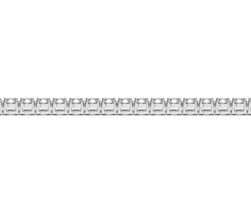 Lab Grown Round Diamond Tennis Bracelet in 14k White Gold (10 cctw F/G  VS2/SI1) - Image 3