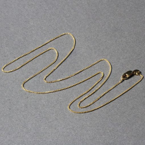 10k Yellow Gold Wheat Chain 0.6mm (0.60 mm) - Image 4