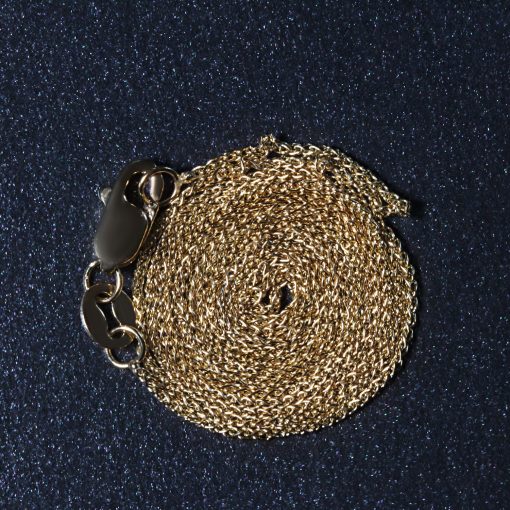 10k Yellow Gold Wheat Chain 0.6mm (0.60 mm) - Image 5