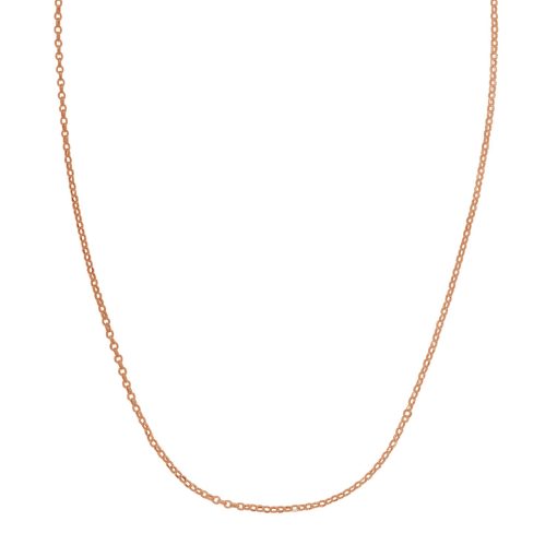 Double Extendable Cable Chain in 14k Roee Gold (1.40 mm) - Image 2