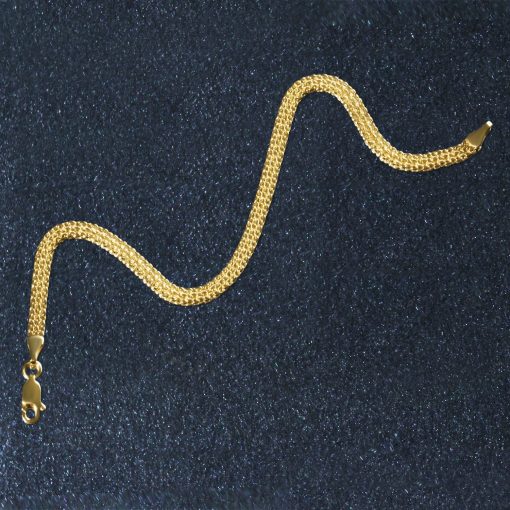 14k Yellow Gold Bismark Bracelet (3.50 mm) - Image 3