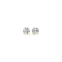 1/2 cttw Lab Grown Round Diamond Stud Earrings 14k Yellow Gold (G/VS2)