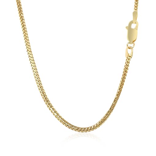 18k Yellow Gold Franco Chain  (1.60 mm) - Image 3