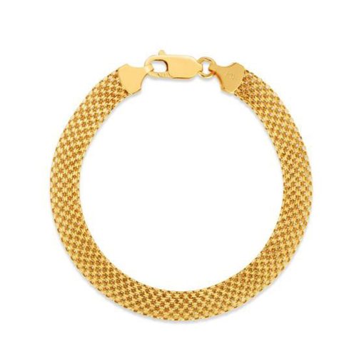 14k Yellow Gold Bismark Bracelet (7.00 mm) - Image 2