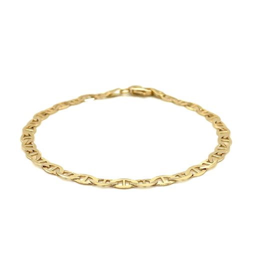 10k Yellow Gold Mariner Link Bracelet (4.50 mm) - Image 2