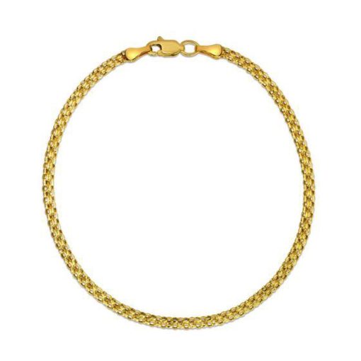2.5mm 14k Yellow Gold Bismark Bracelet - Image 2
